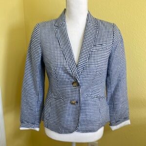 Talbots checked jacket size 2P